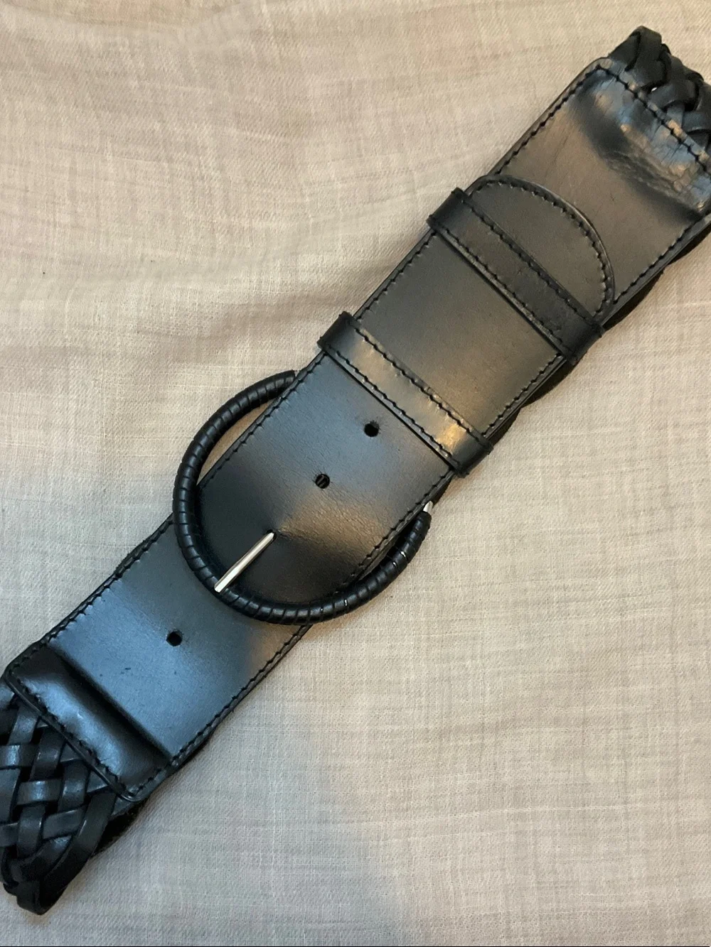 Braided Leather  Belt